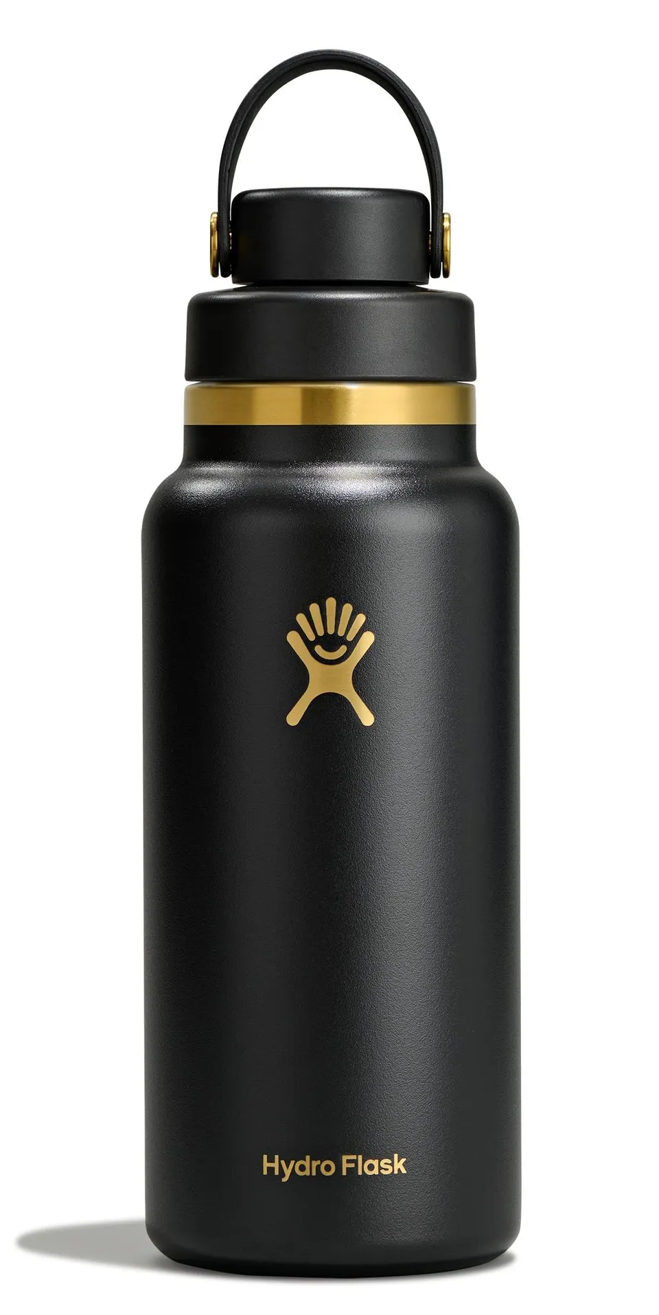 hydro-flask-wide-mouth-flex-chug-cap-isolierflasche-900-ml-schwarz image 1