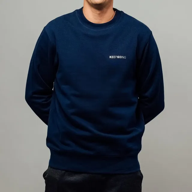 keego-sweater-keep-going-unisex-bio-baumwolle image 1