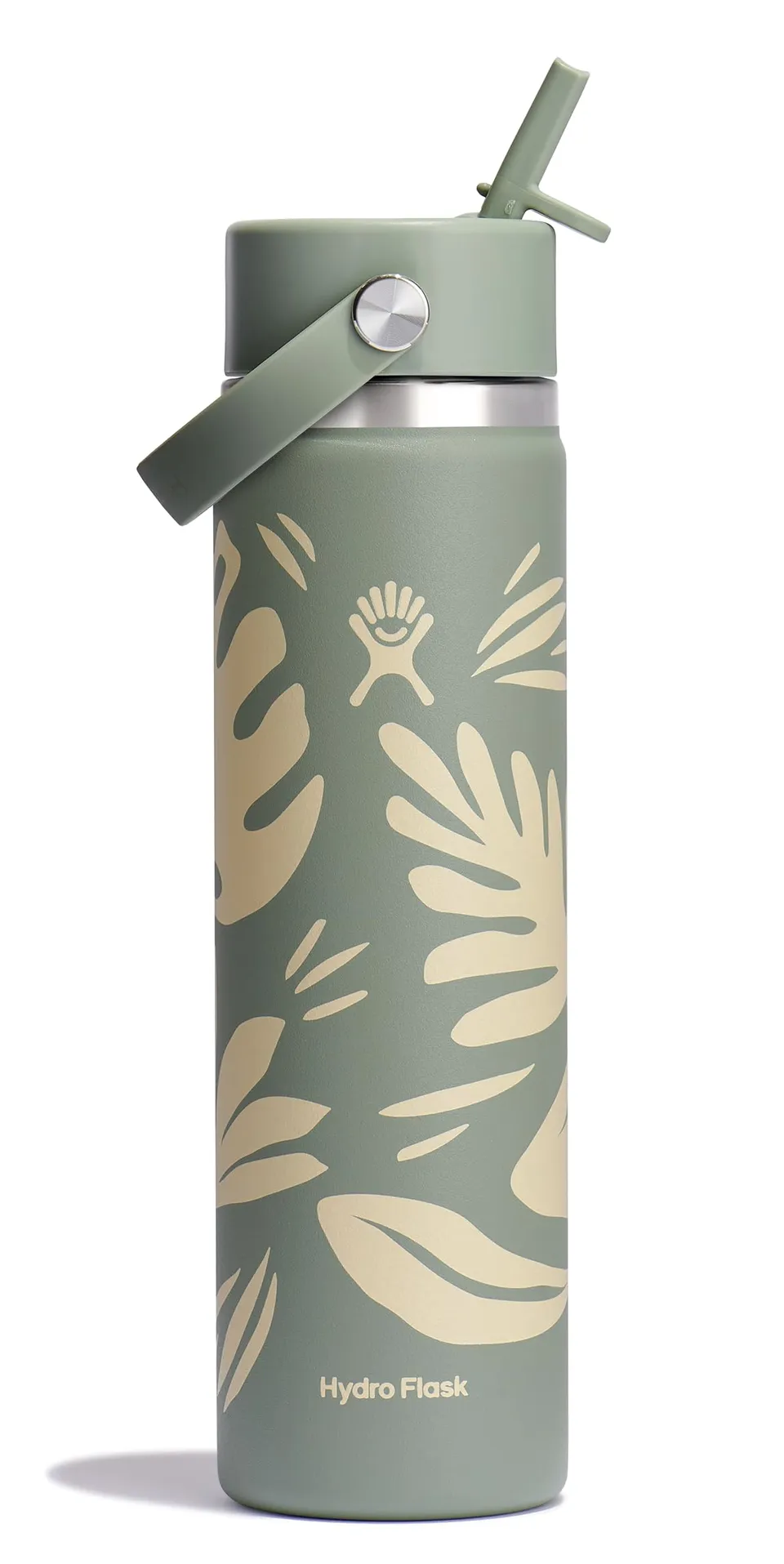 hydro-flask-wide-flex-straw-680-ml-botanical-bliss-agave image 1