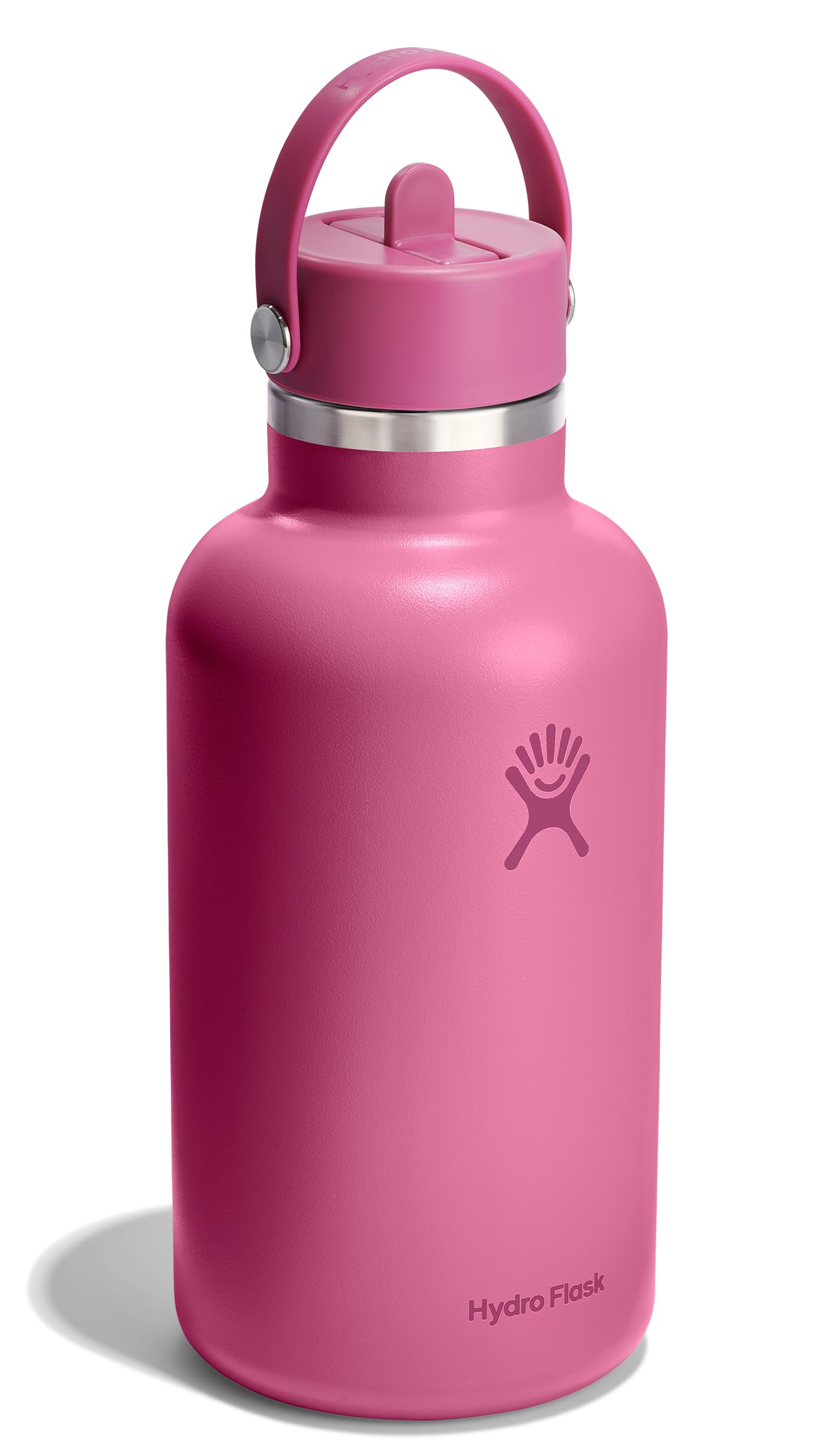 hydro-flask-weithals-wasserflasche-1-8-l-riffrosa-mit-flex-straw-cap image 2