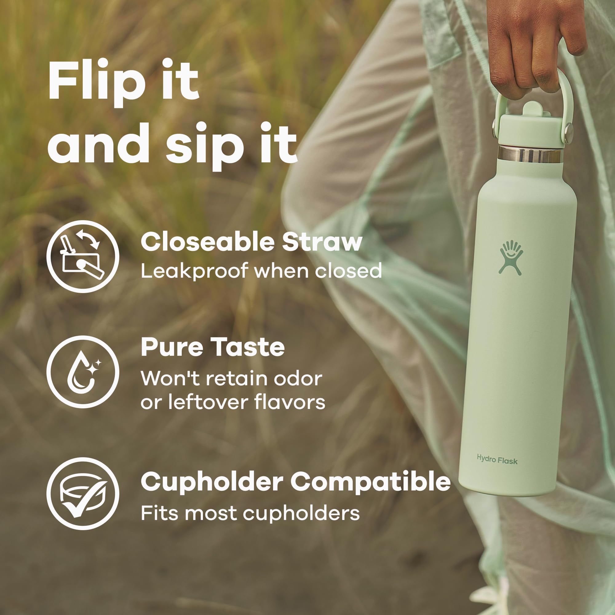hydro-flask-trinkflasche-709-ml-white-mit-flex-straw-deckel image 6