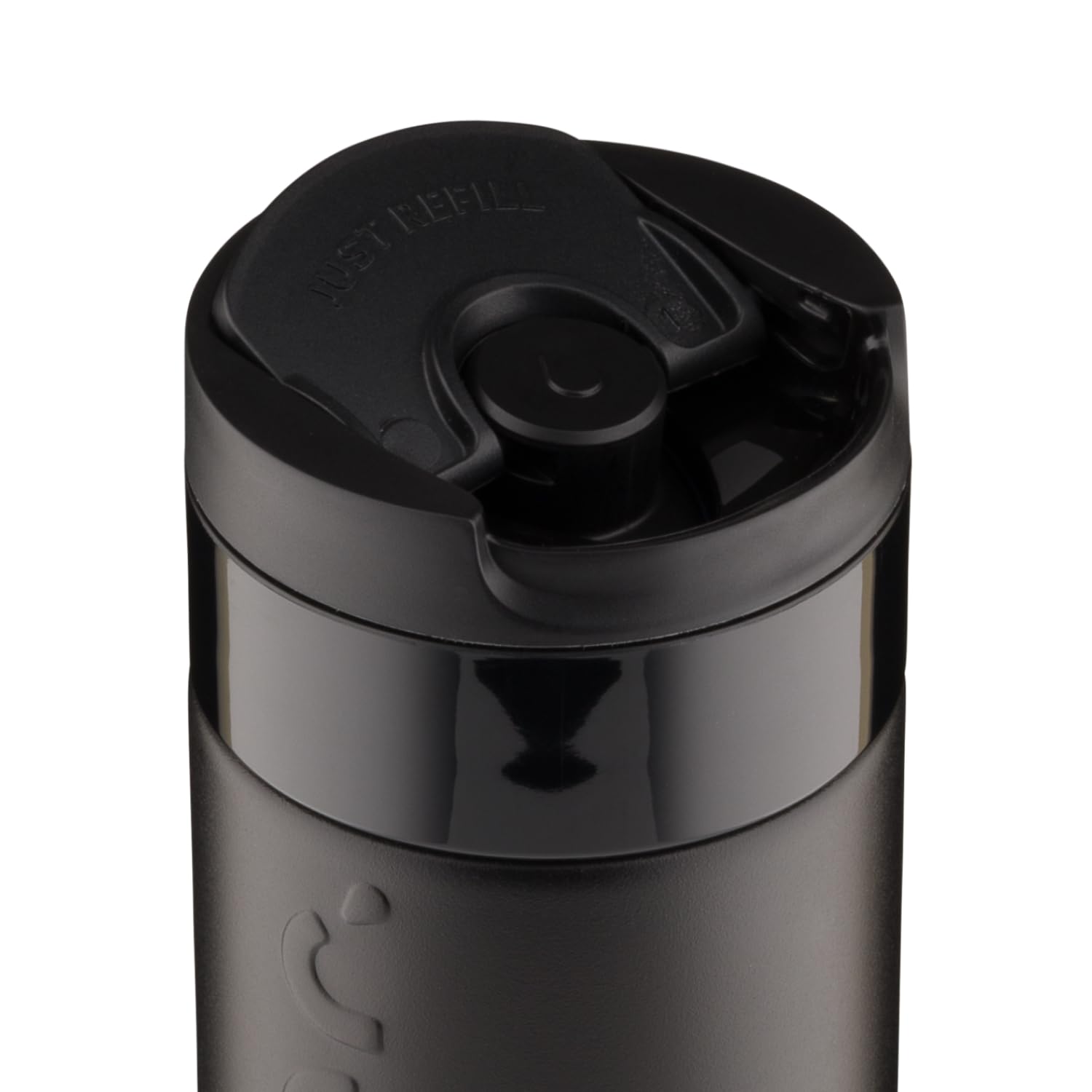 dopper-travel-mug-thermobecher-400-ml-blazing-black-aus-90-recyceltem-edelstahl image 5