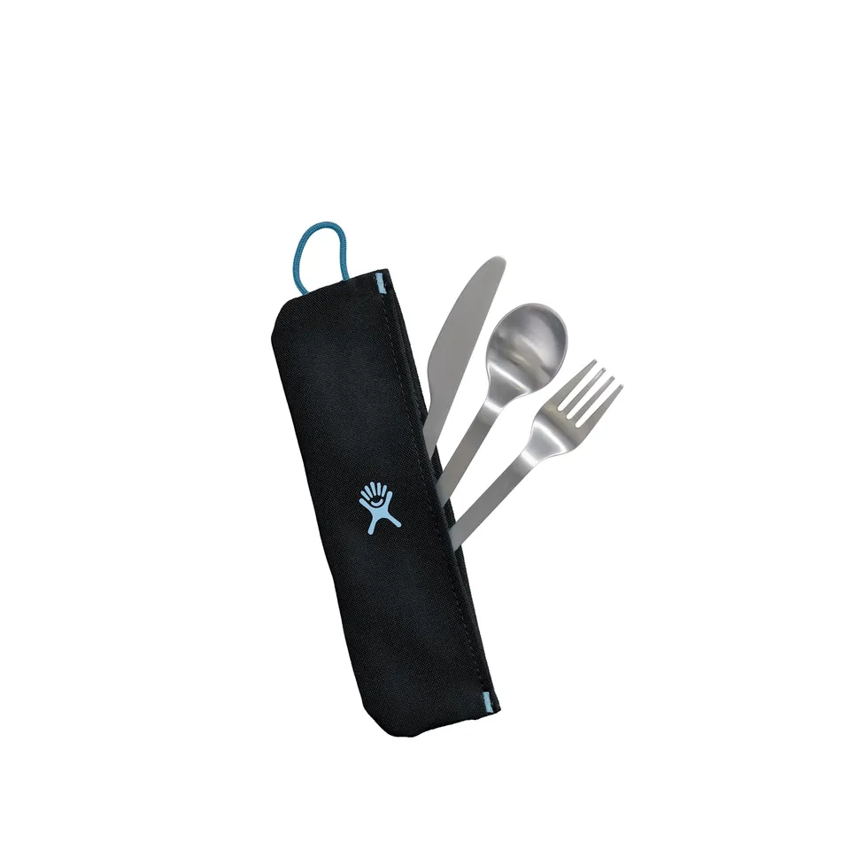 hydro-flask-flatware-set-edelstahl-besteckset-mit-pouch-gabel-l-ffel-messer image 1