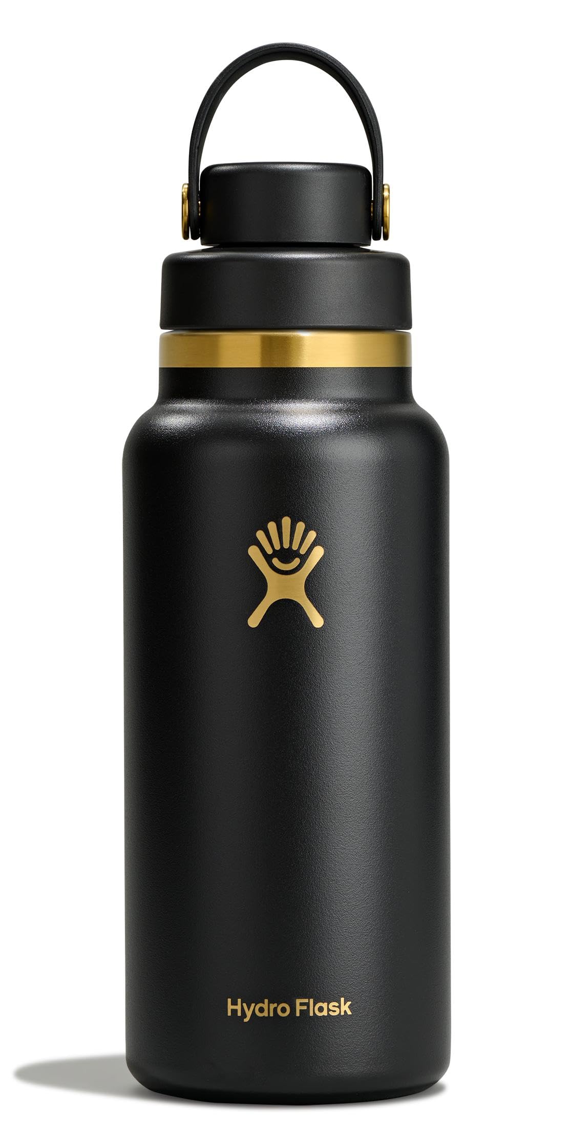 hydro-flask-wide-mouth-flex-chug-cap-isolierflasche-900-ml-schwarz image 1