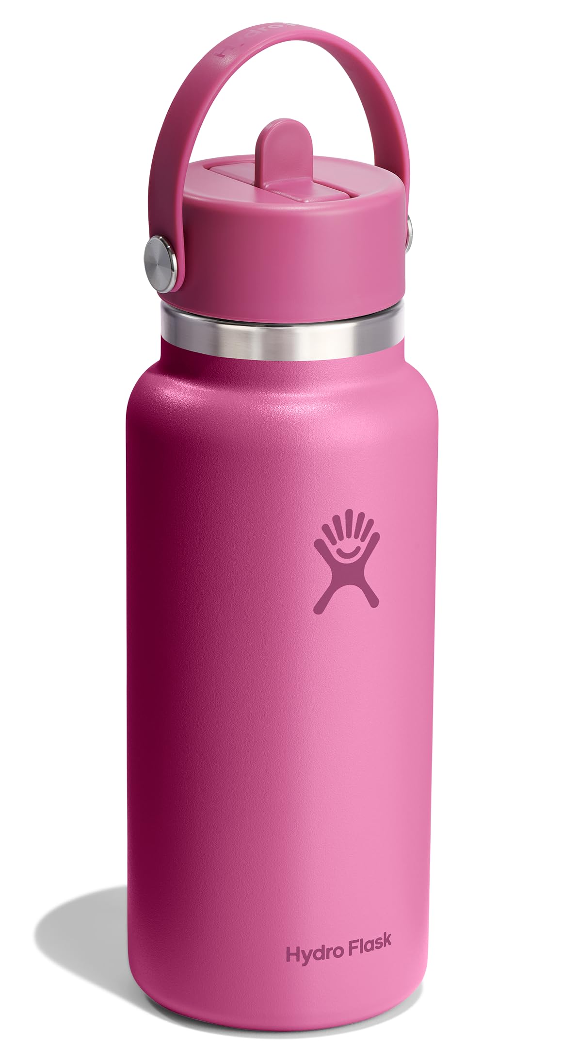 hydro-flask-wide-mouth-946-ml-isolierflasche-mit-flex-straw-cap-reef image 2