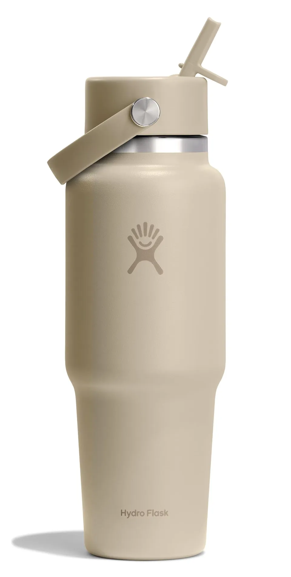 hydro-flask-reisewasserflasche-900-ml-haferbraun-mit-strohhalm-deckel image 1