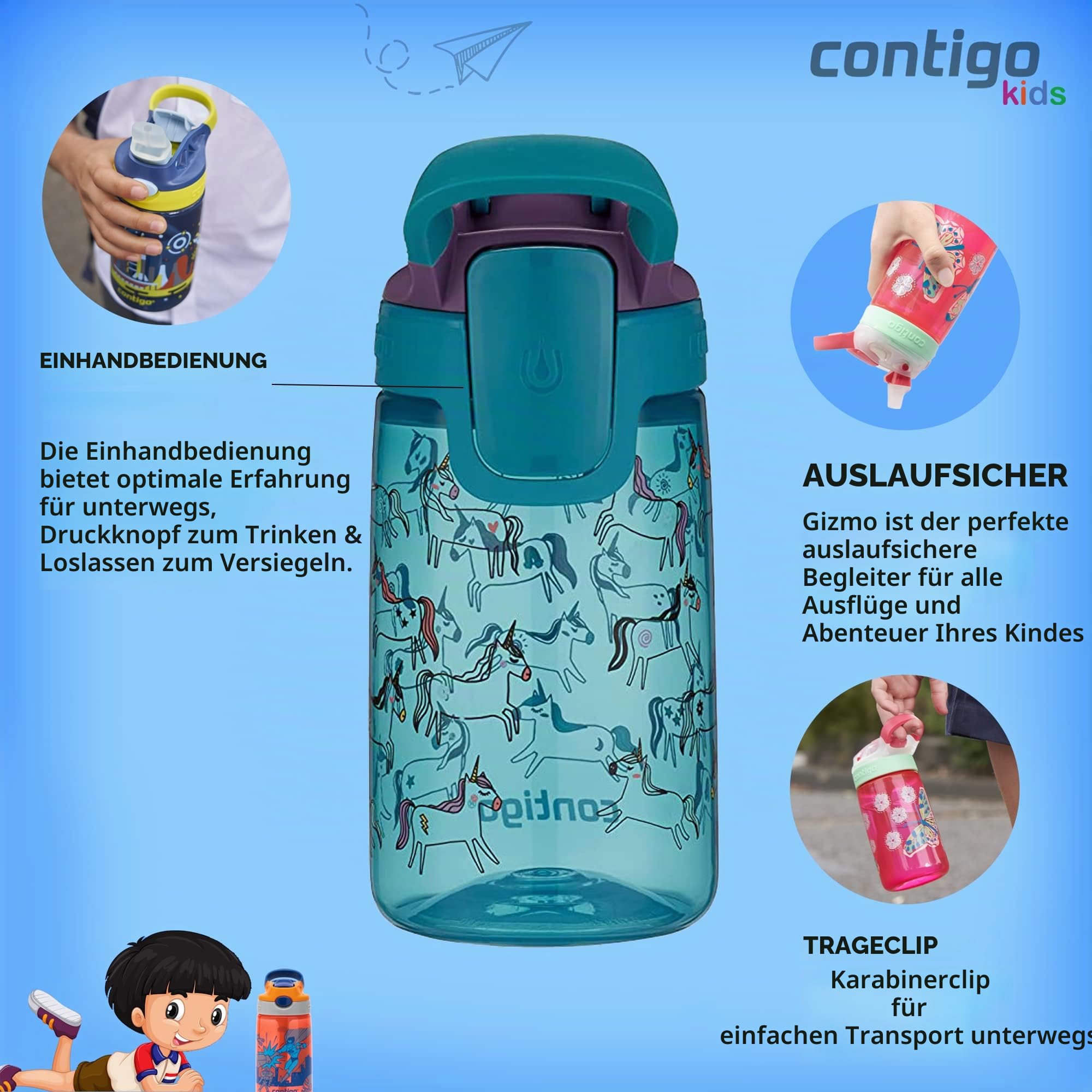 contigo-gizmo-sip-kinder-trinkflasche-420-ml image 4