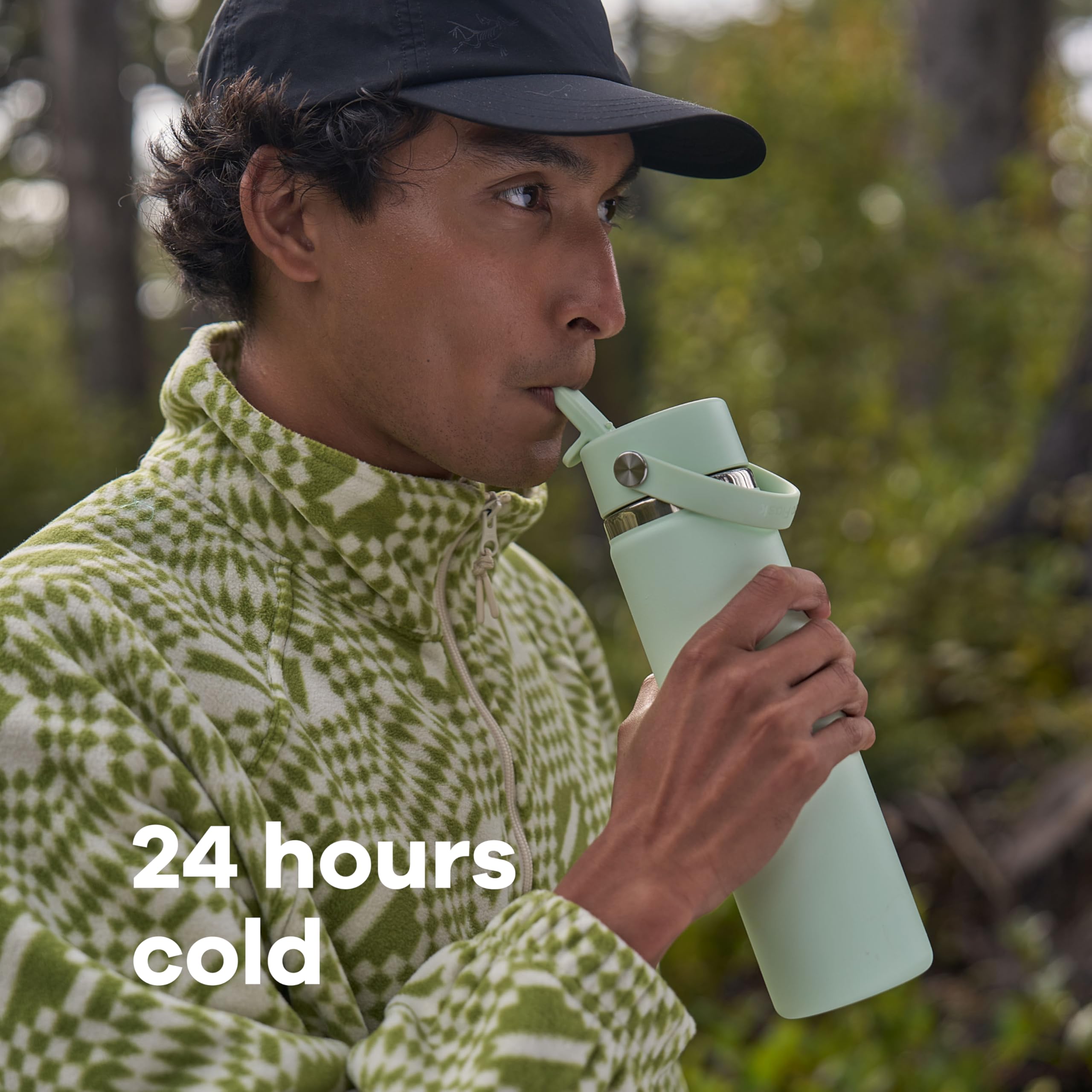hydro-flask-wide-flex-straw-680-ml-botanical-bliss-agave image 4