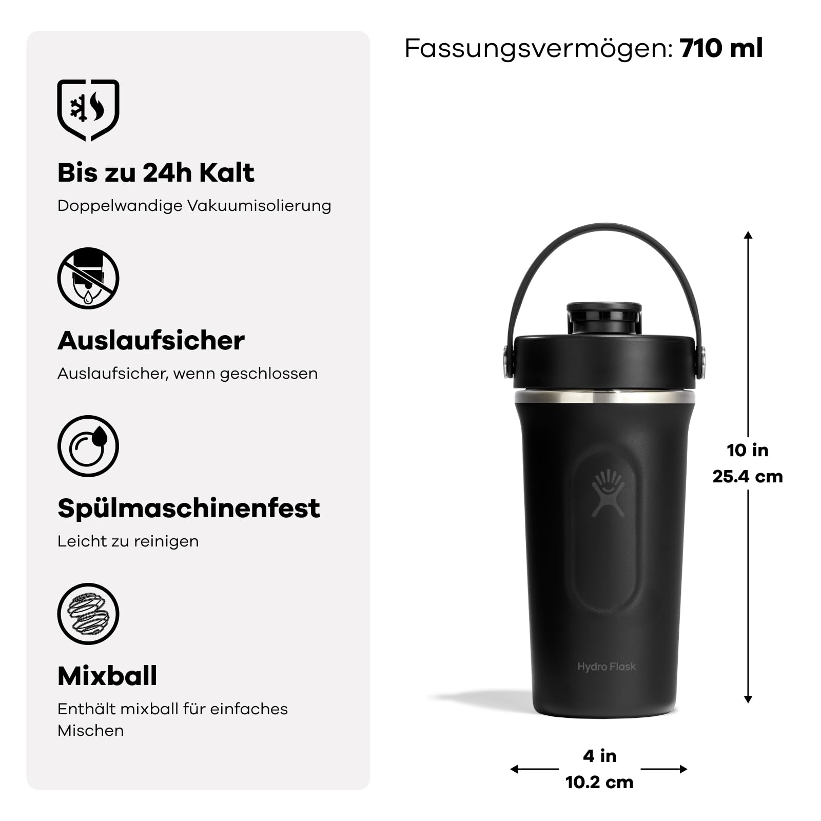 hydro-flask-shaker-bottle-710-ml-24-oz-edelstahl image 2