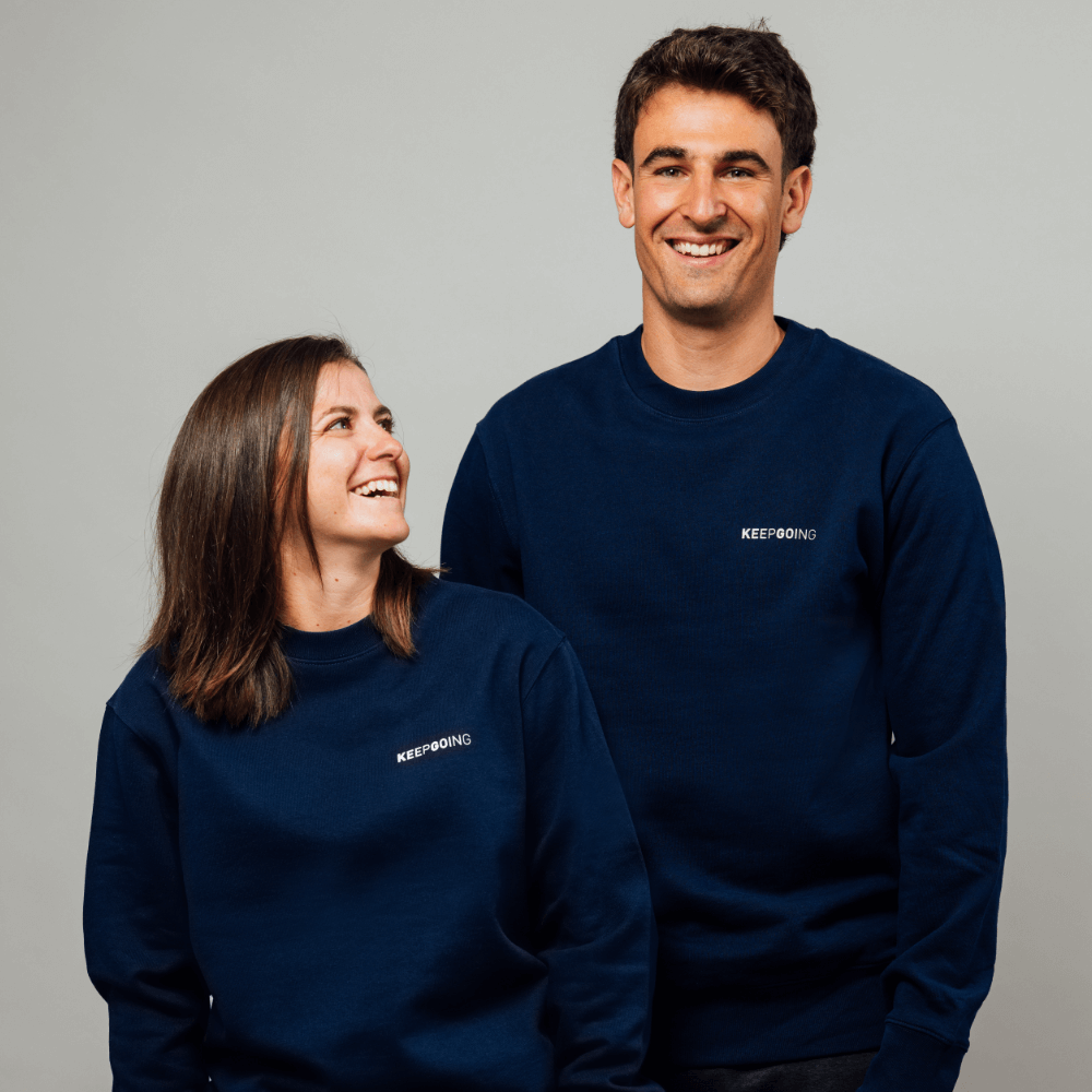 keego-sweater-keep-going-unisex-bio-baumwolle image 2