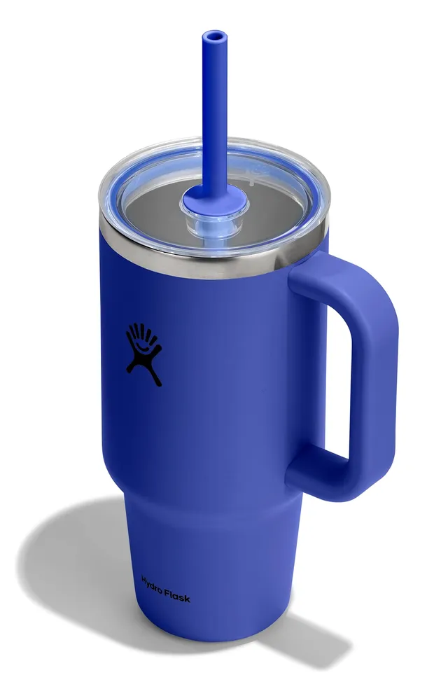 hydro-flask-reisebecher-mit-griff-und-strohhalm-900-ml-capriblau image 1