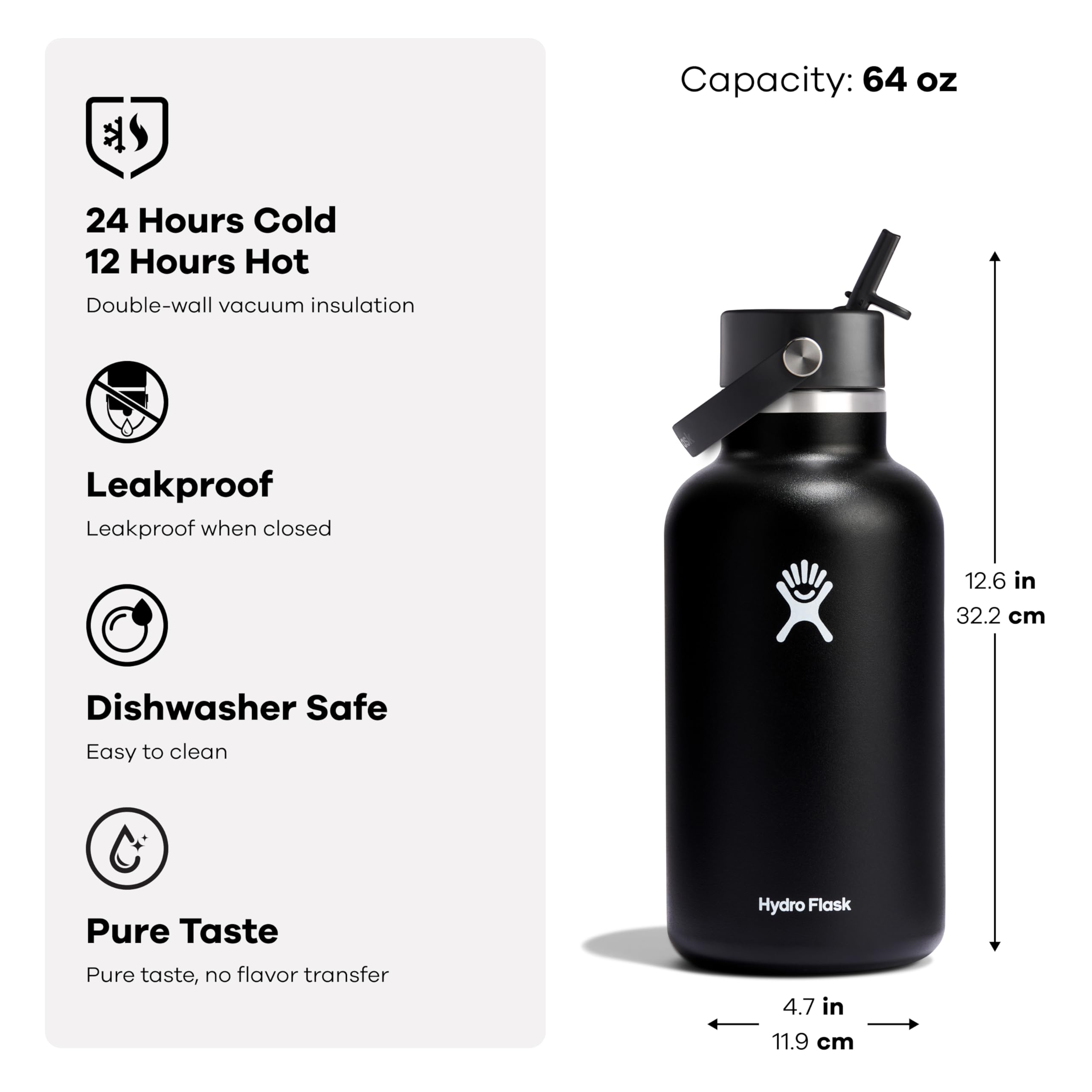 hydro-flask-weithals-wasserflasche-1-8-l-riffrosa-mit-flex-straw-cap image 6