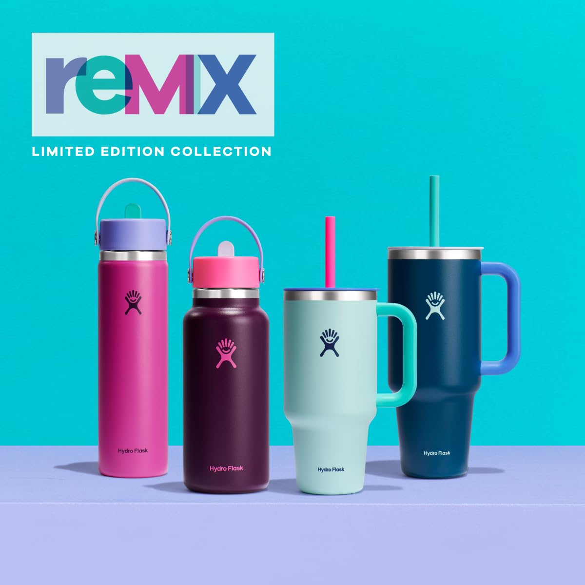 hydro-flask-wide-mouth-trinkflasche-907-ml-mit-flex-straw-cap-sugarplum image 5