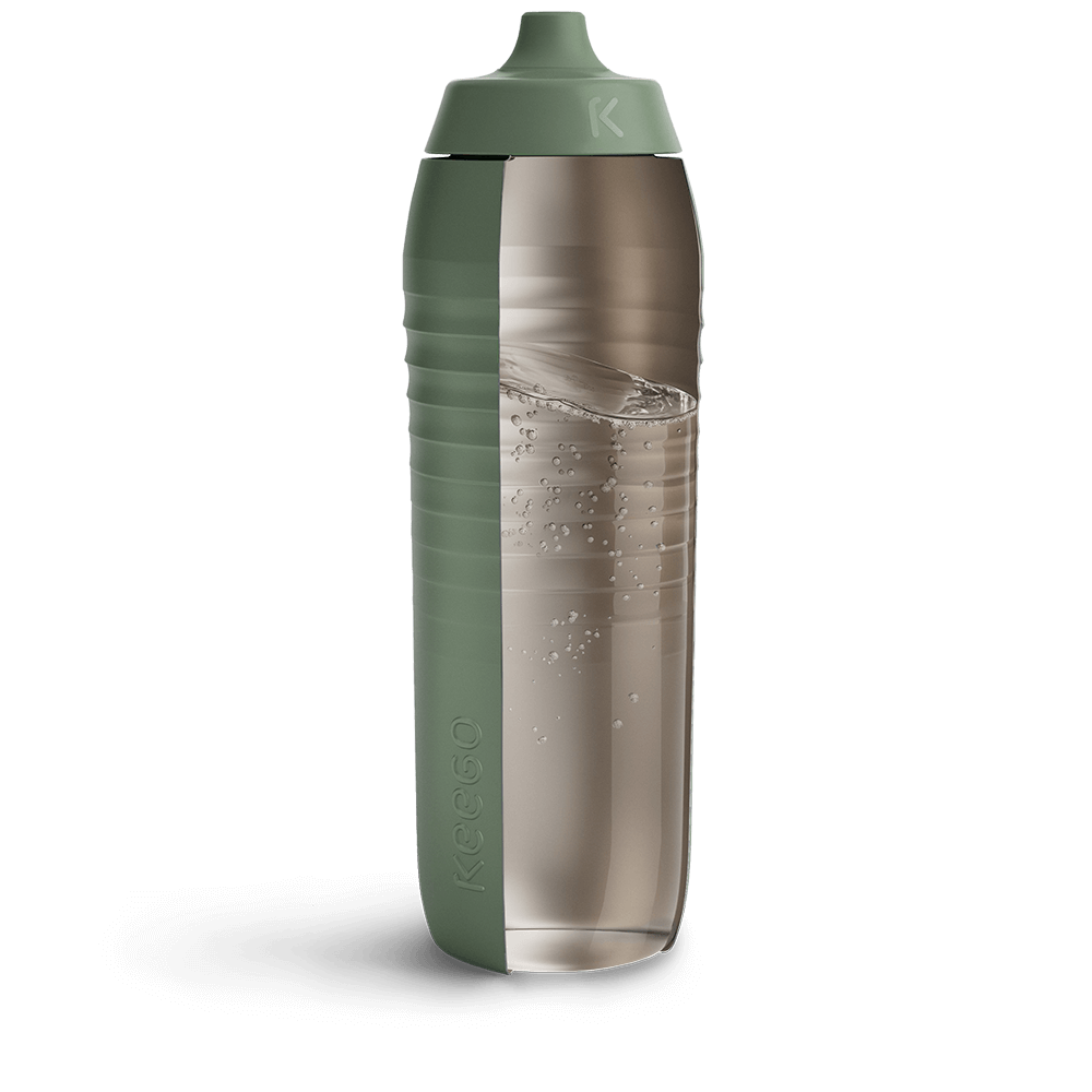 keego-trinkflasche-titan-0-75-l-gravel-green-squeezable image 2