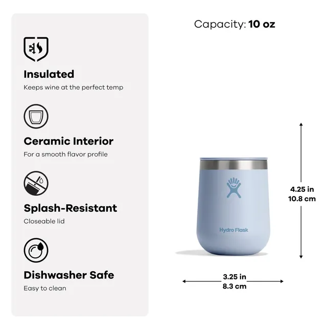 hydro-flask-weinglas-isolierter-edelstahlbecher-284-ml-surf image 1