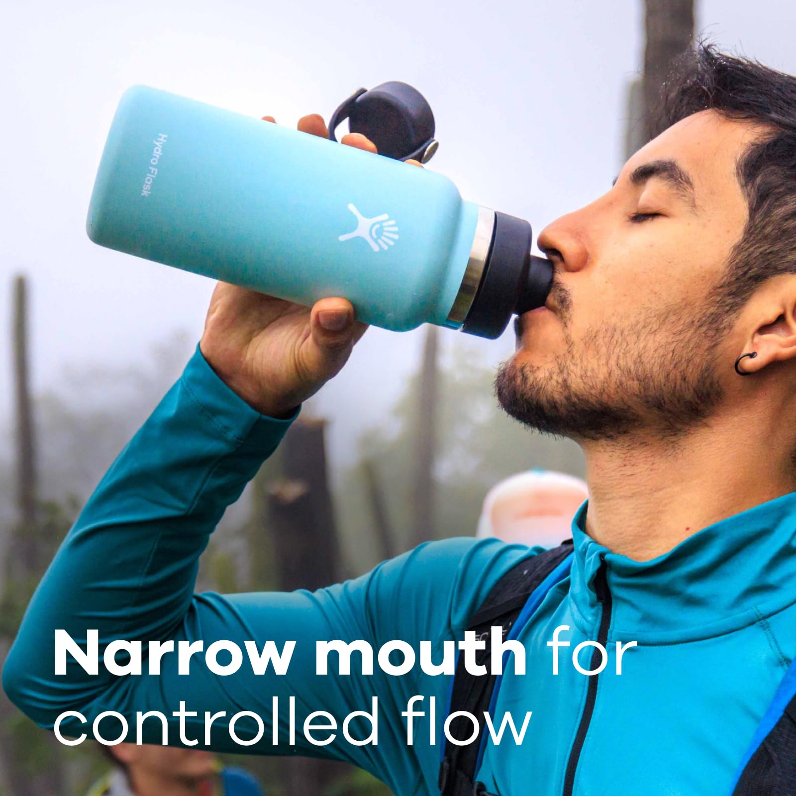 hydro-flask-wide-mouth-946-ml-trinkflasche-flex-chug-cap-agave image 3