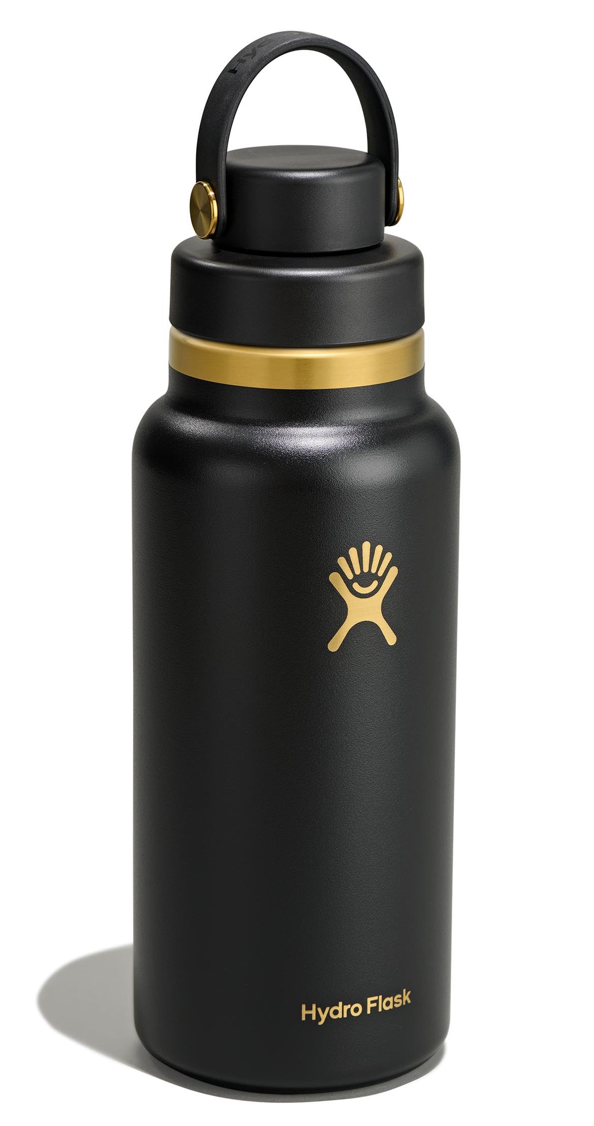 hydro-flask-wide-mouth-flex-chug-cap-isolierflasche-900-ml-schwarz image 2