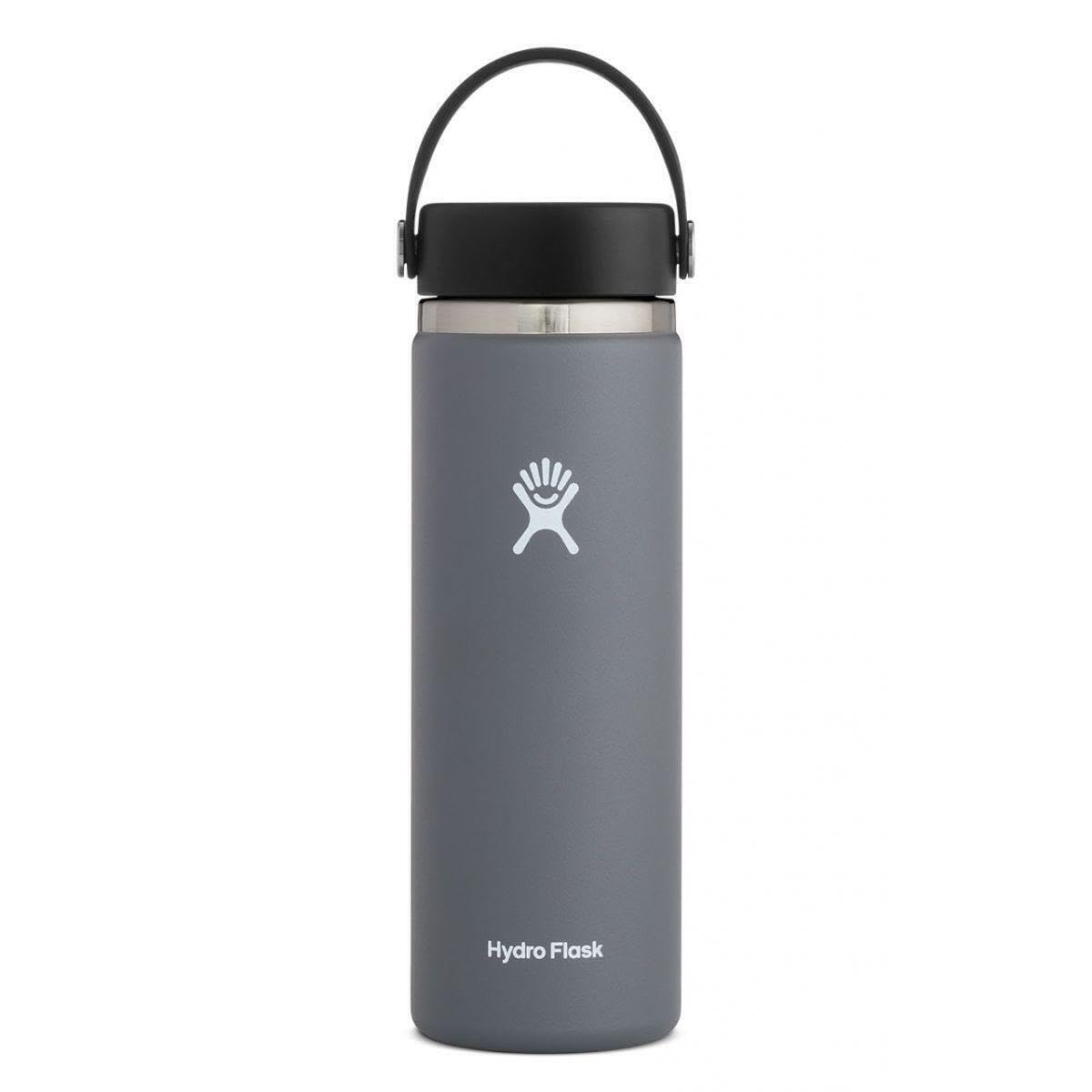 hydro-flask-wide-mouth-trinkflasche-591-ml-20-oz-mit-flex-cap-stone image 1