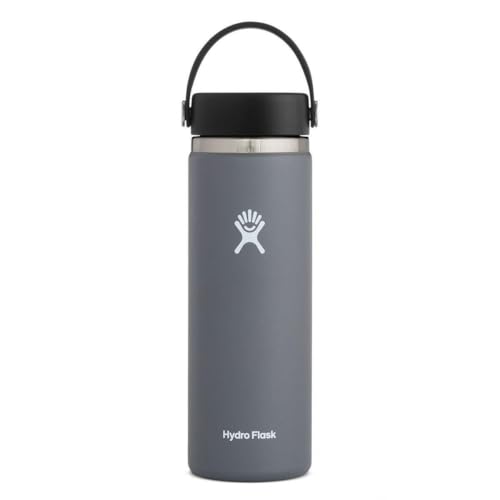 hydro-flask-wide-mouth-trinkflasche-591-ml-20-oz-mit-flex-cap-stone image 5