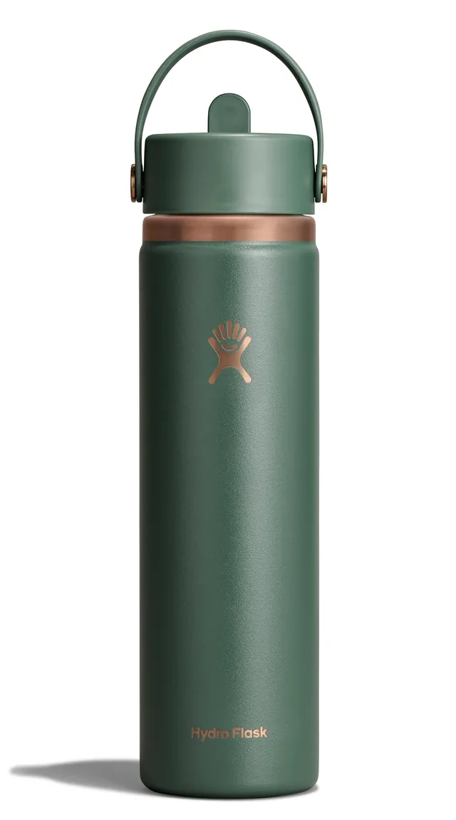 hydro-flask-wide-flex-straw-cap-flasche-710-ml-24-oz-edelstahl image 1
