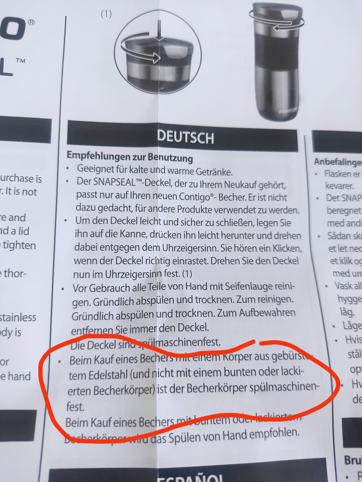 Kaffee bleibt lange heiß