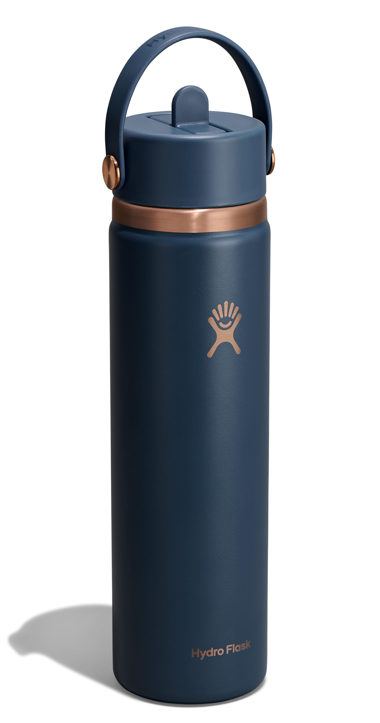 hydro-flask-wide-flex-straw-cap-isolierflasche-710-ml-harbor-blue image 2