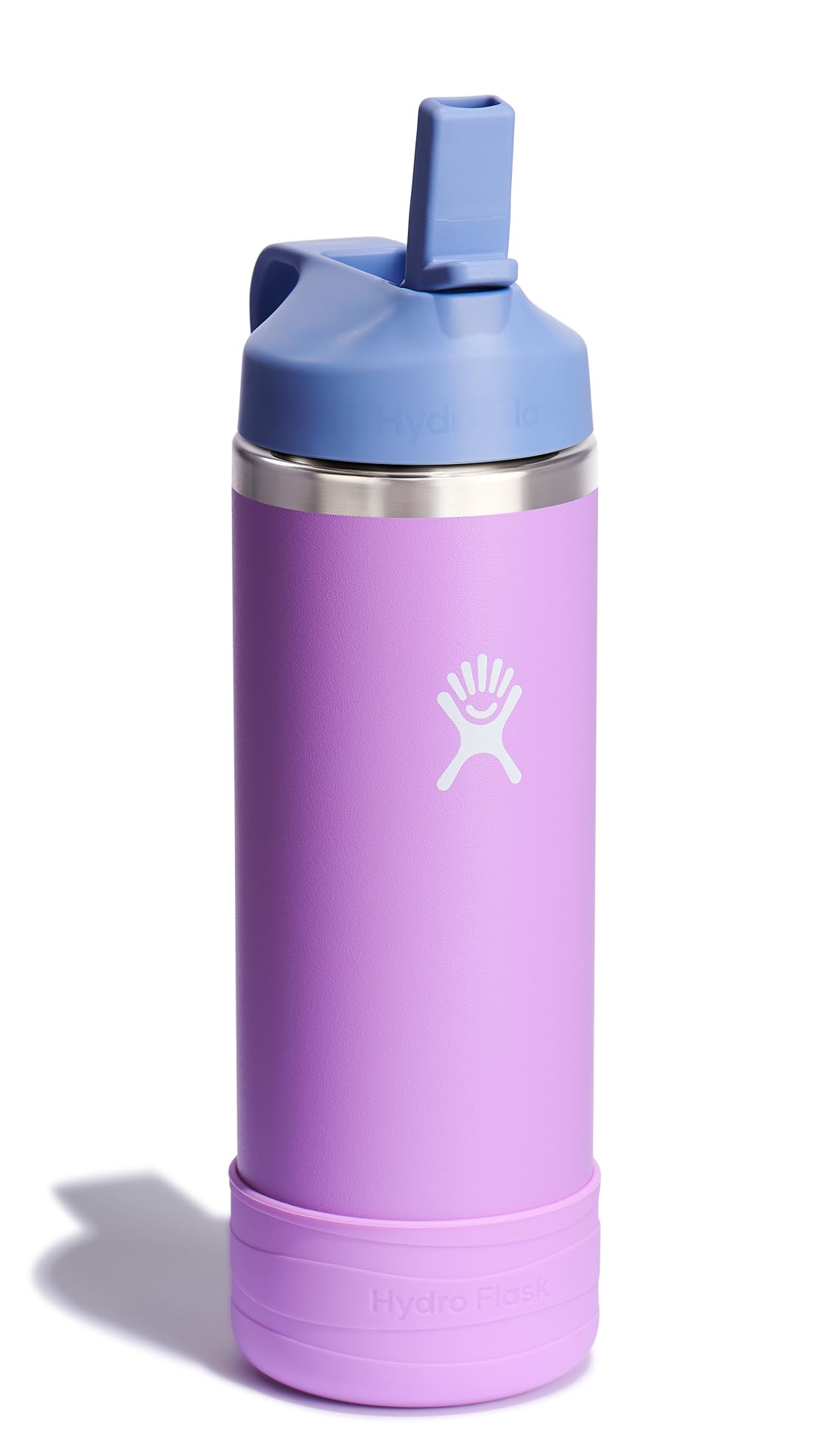 hydro-flask-kids-wide-mouth-510-g-trinkflasche-mit-strohkappe-anemone image 2