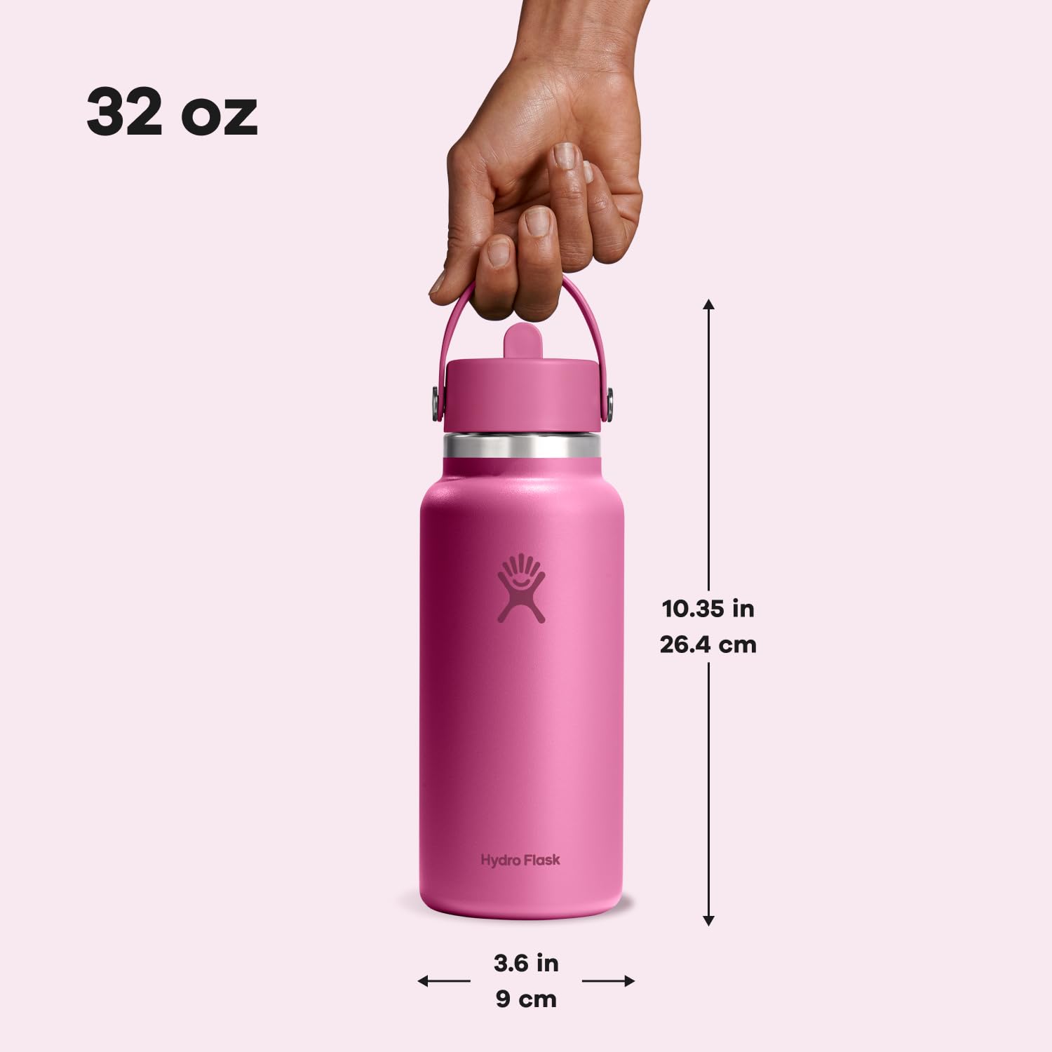 hydro-flask-wide-mouth-946-ml-isolierflasche-mit-flex-straw-cap-reef image 7