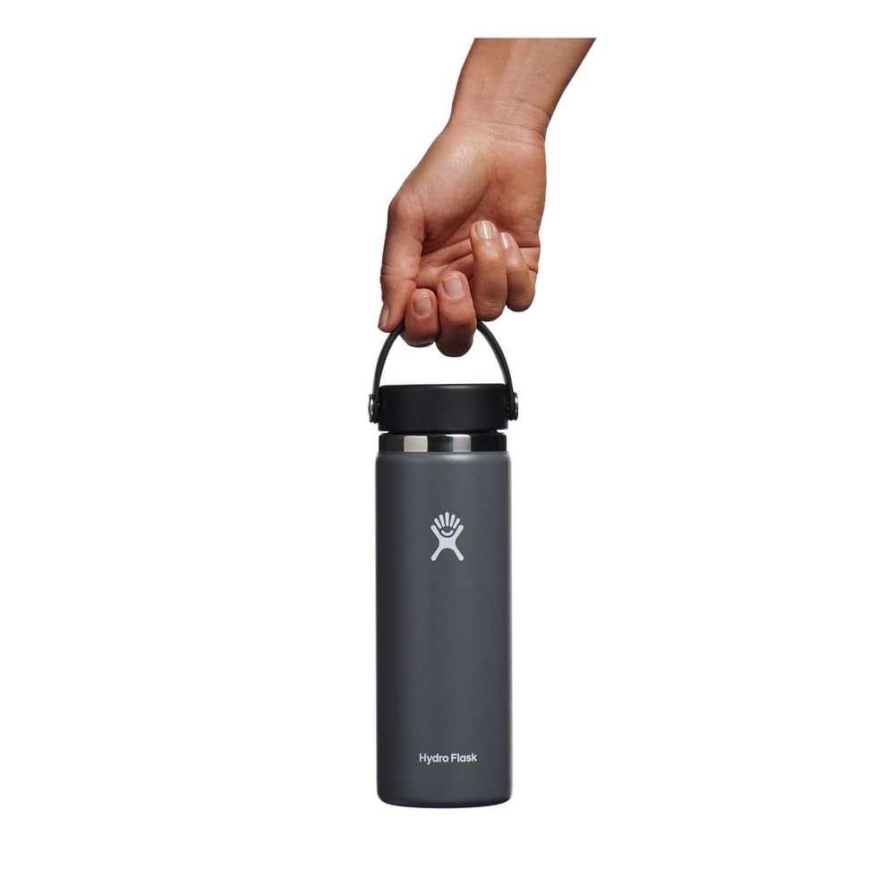 hydro-flask-wide-mouth-trinkflasche-591-ml-20-oz-mit-flex-cap-stone image 4