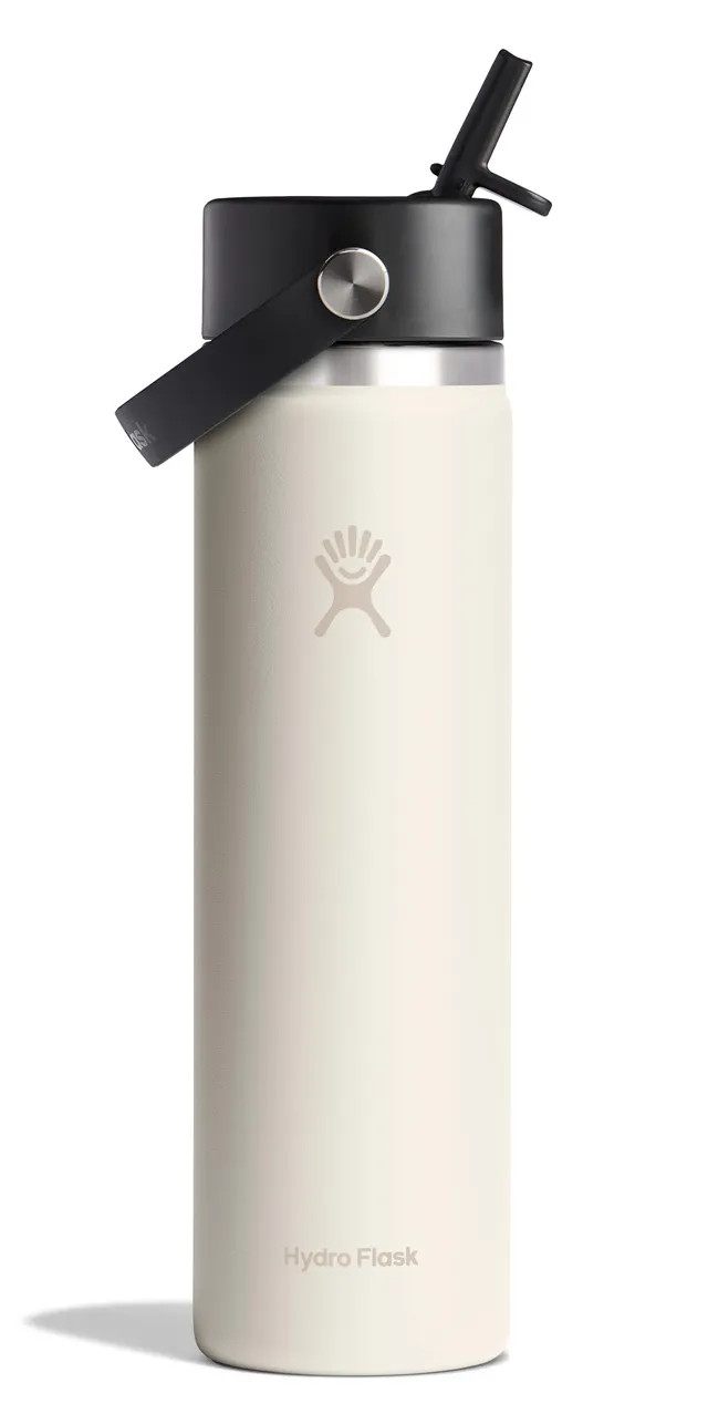 hydro-flask-wide-mouth-680-ml-mit-straw-cap-elfenbein image 1