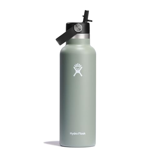 hydro-flask-standard-mouth-isolierflasche-621-ml-mit-flex-straw-cap-agave image 7