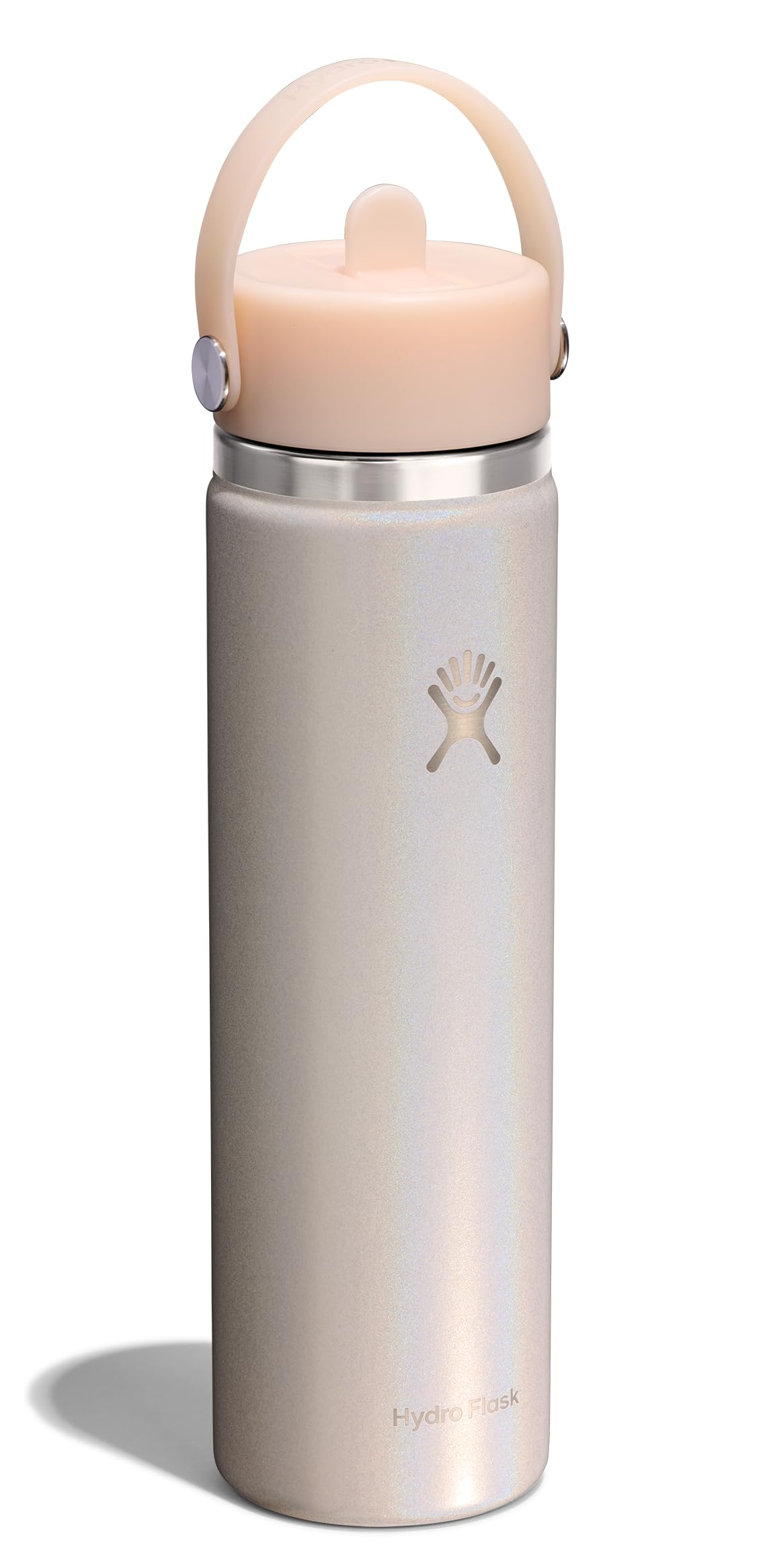 hydro-flask-wide-mouth-flex-straw-flasche-680-ml-glimmer-creme image 2