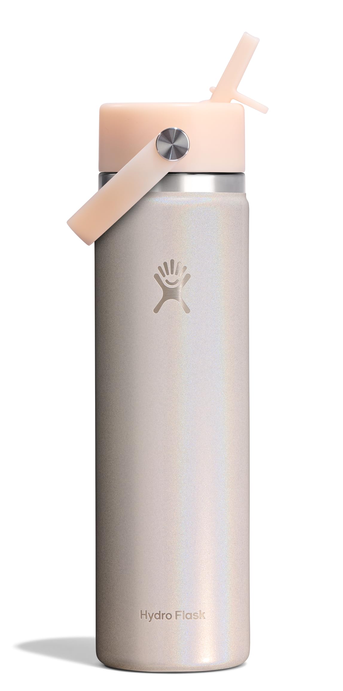 hydro-flask-wide-mouth-flex-straw-flasche-680-ml-glimmer-creme image 1