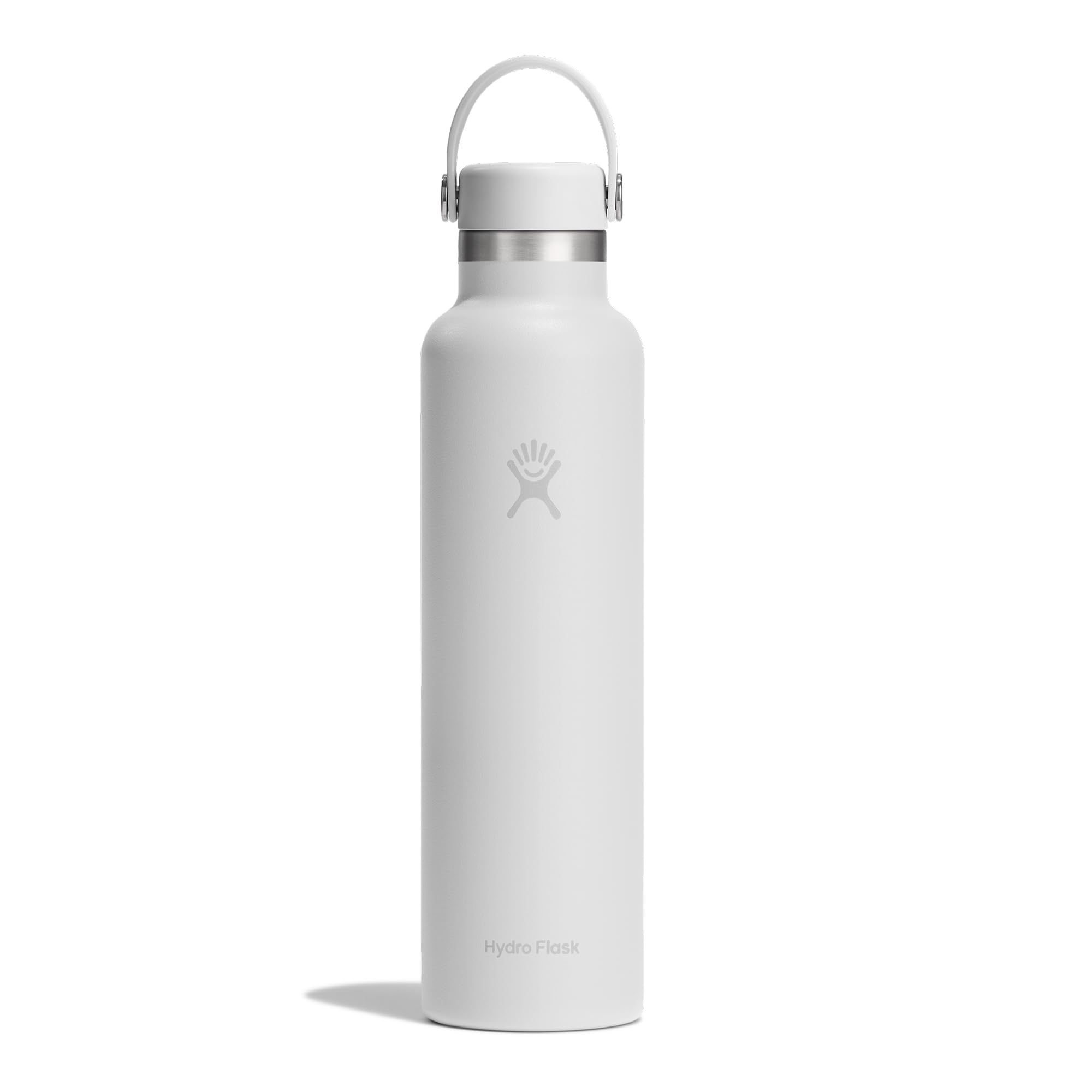 hydro-flask-standard-flex-cap-flasche-710-ml-24-oz-white image 1