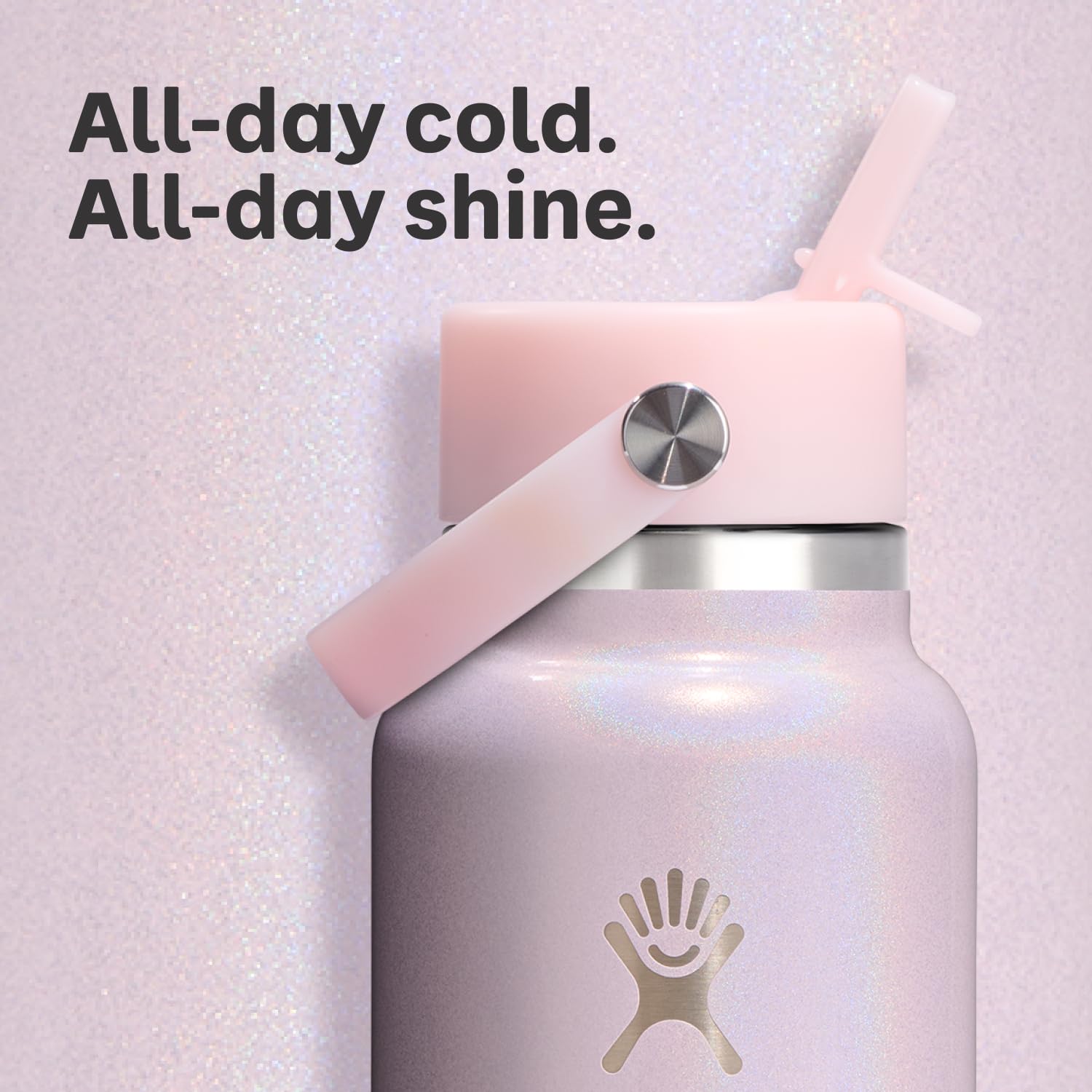 hydro-flask-wide-mouth-flex-straw-flasche-680-ml-glimmer-creme image 4