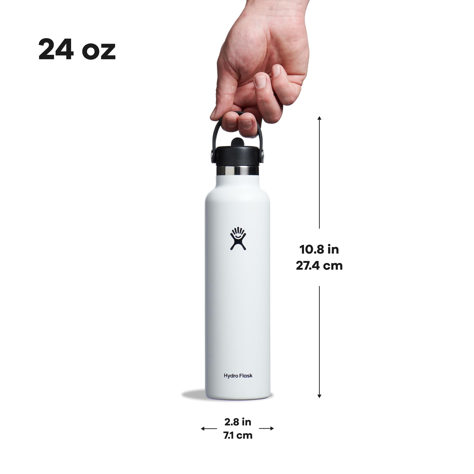 hydro-flask-trinkflasche-709-ml-white-mit-flex-straw-deckel image 7