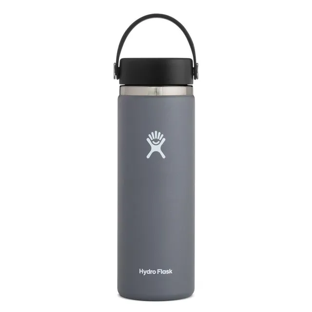 hydro-flask-wide-mouth-trinkflasche-591-ml-20-oz-mit-flex-cap-stone image 1