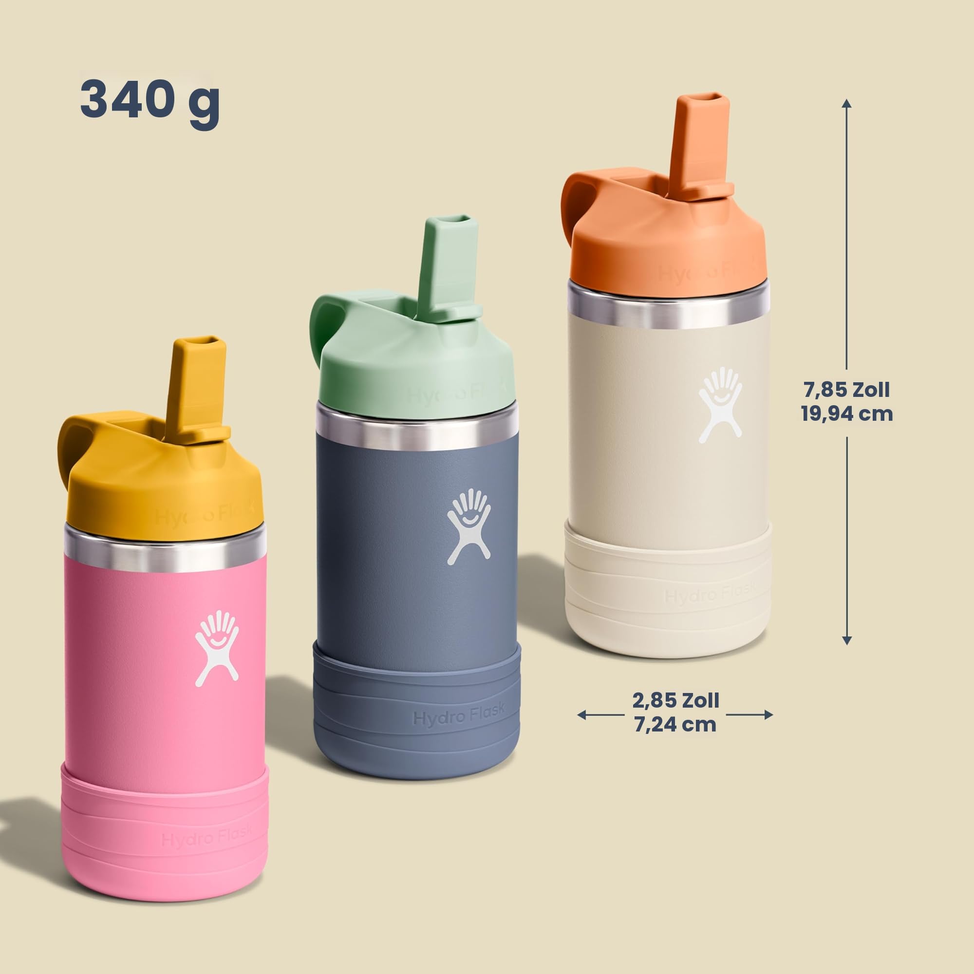 hydro-flask-kids-wide-mouth-trinkflasche-mit-strohkappe-und-boot-anemone image 3
