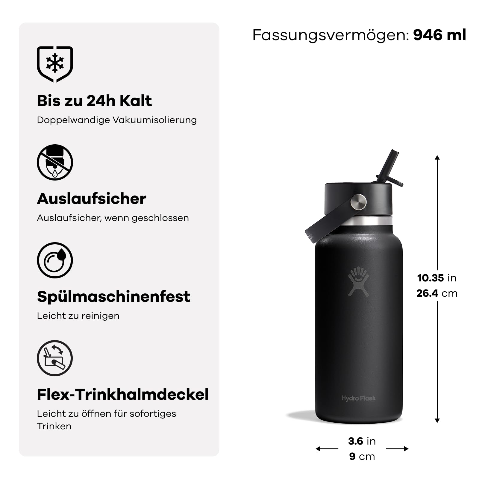 hydro-flask-wide-mouth-trinkflasche-946-ml-mit-flex-straw-cap image 3