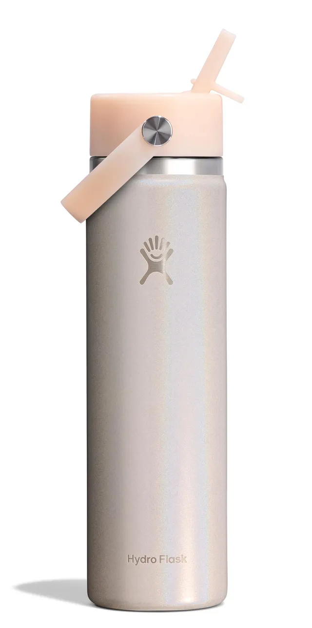 hydro-flask-wide-mouth-flex-straw-flasche-680-ml-glimmer-creme image 1