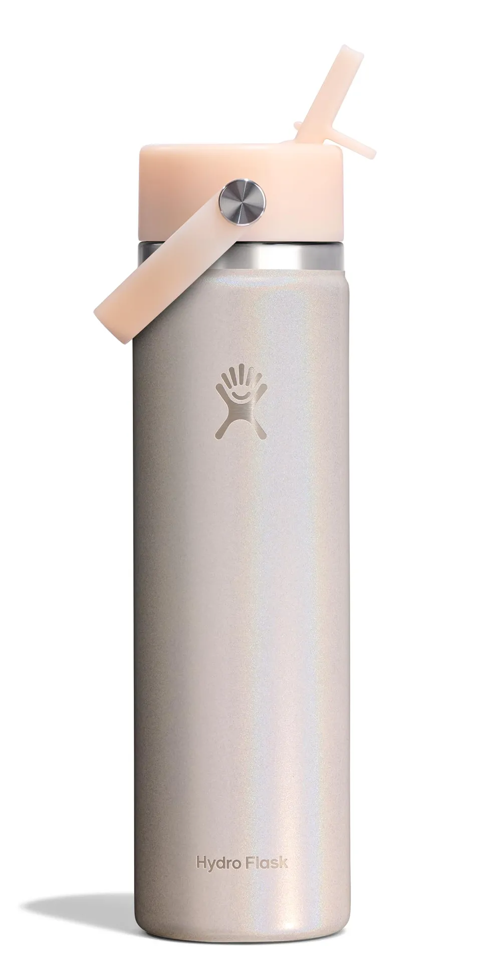 hydro-flask-wide-mouth-flex-straw-flasche-680-ml-glimmer-creme image 1