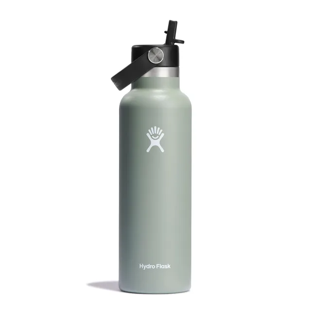 hydro-flask-standard-mouth-isolierflasche-621-ml-mit-flex-straw-cap-agave image 1