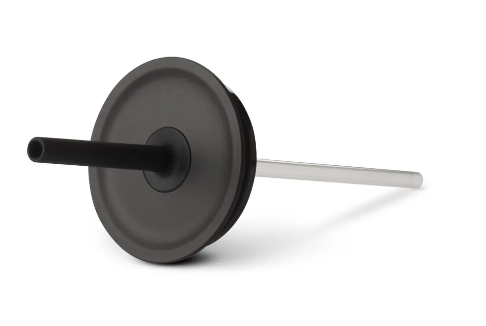 hydro-flask-straw-lid-deckel-mit-strohhalm-black image 1