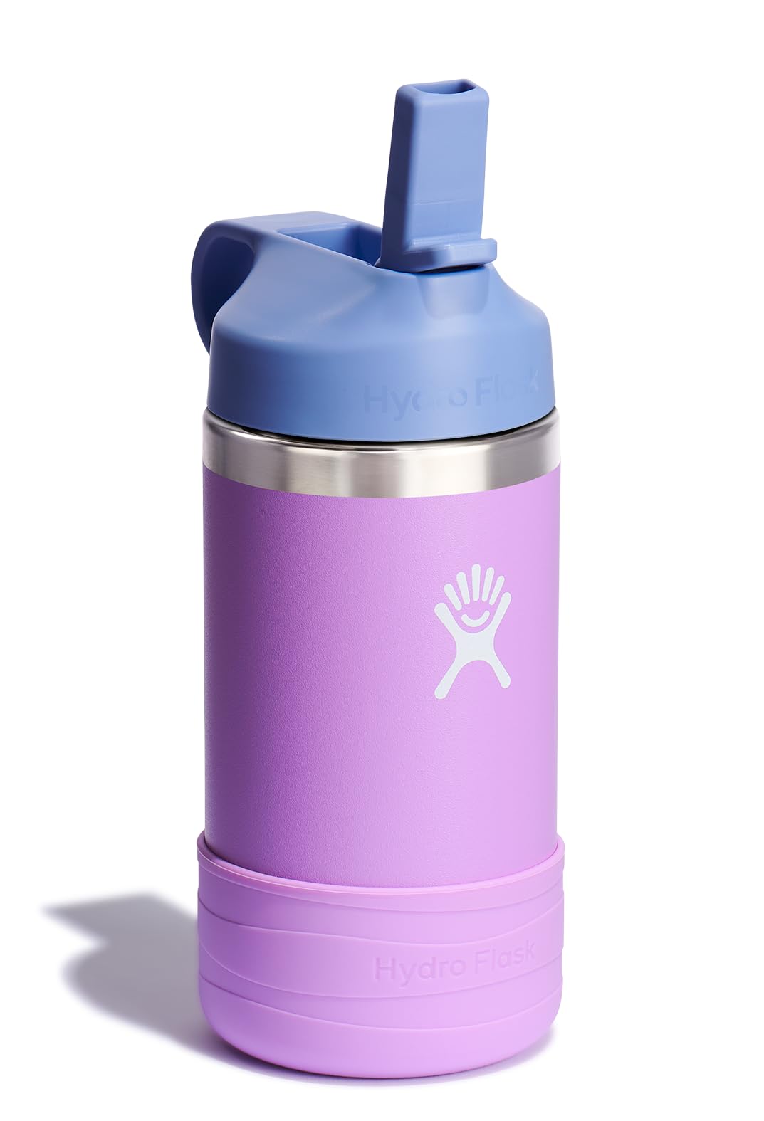 hydro-flask-kids-wide-mouth-trinkflasche-mit-strohkappe-und-boot-anemone image 2