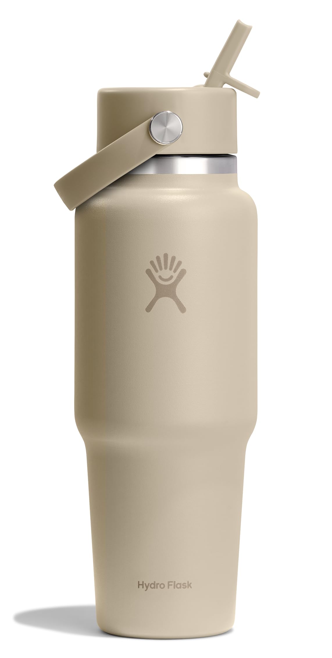 hydro-flask-reisewasserflasche-900-ml-haferbraun-mit-strohhalm-deckel image 1