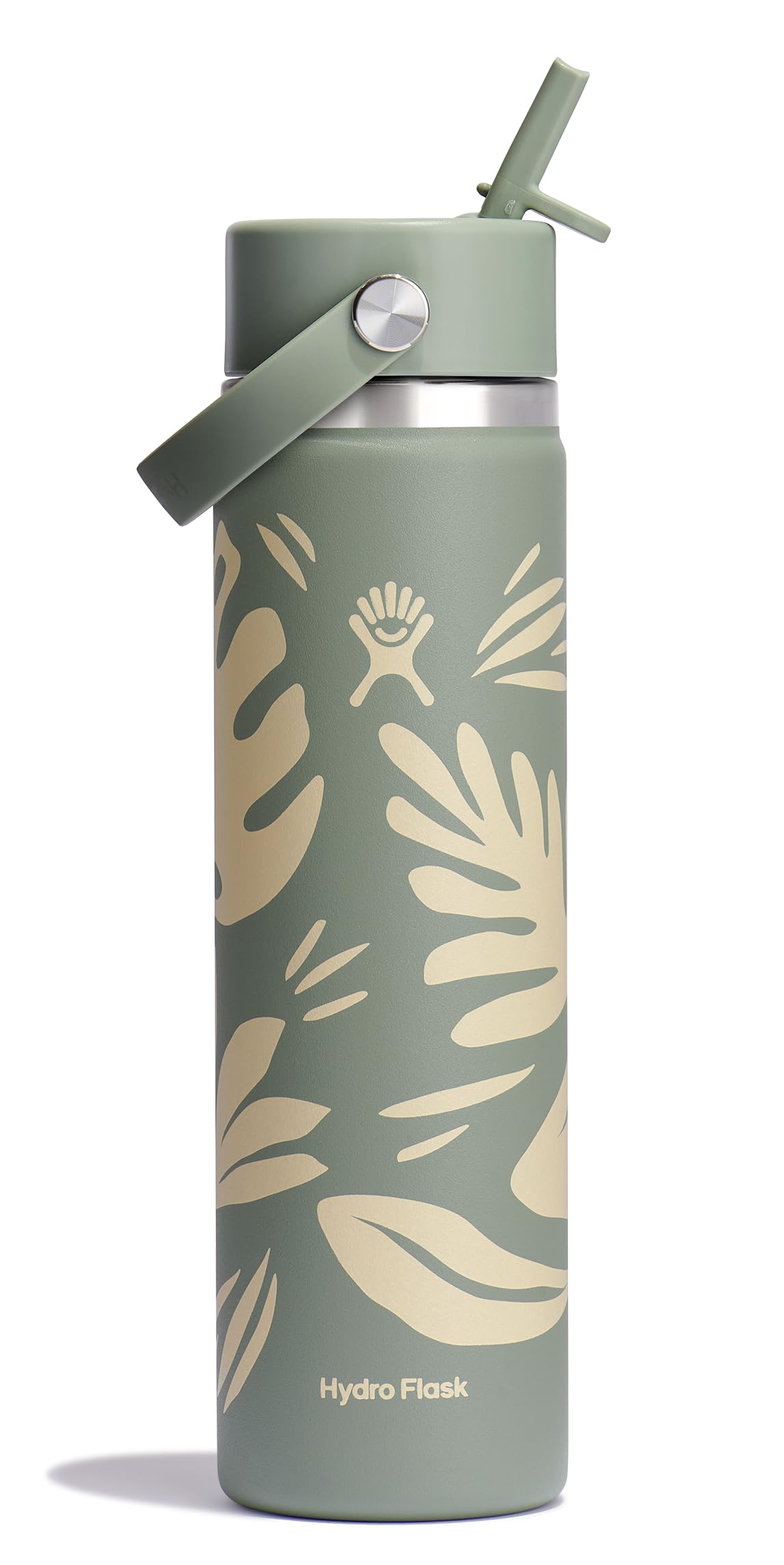 hydro-flask-wide-flex-straw-680-ml-botanical-bliss-agave image 1