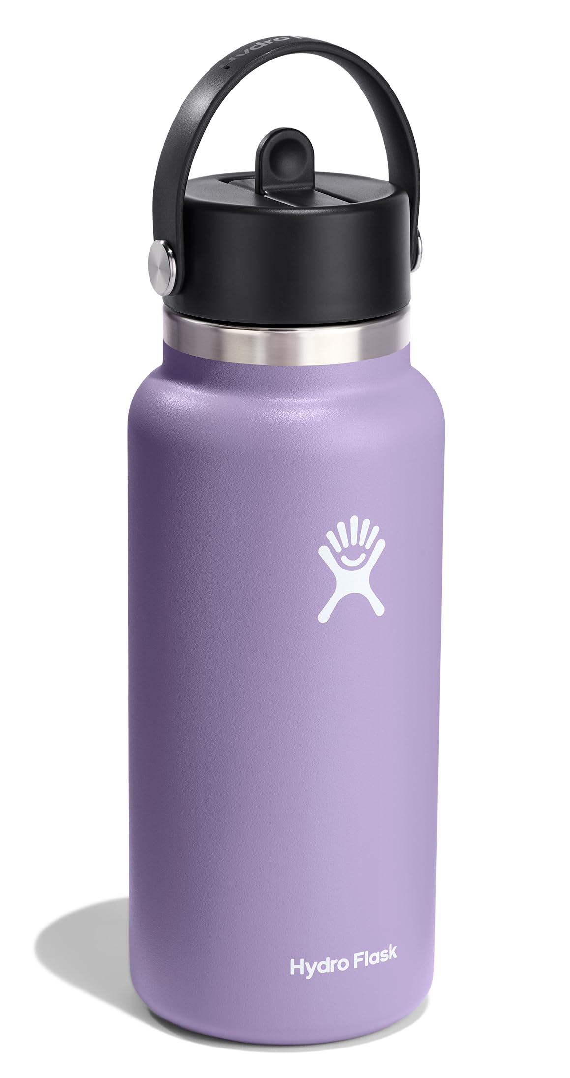 hydro-flask-wide-mouth-isolierflasche-946-ml-moonshadow-mit-flex-straw-cap image 2
