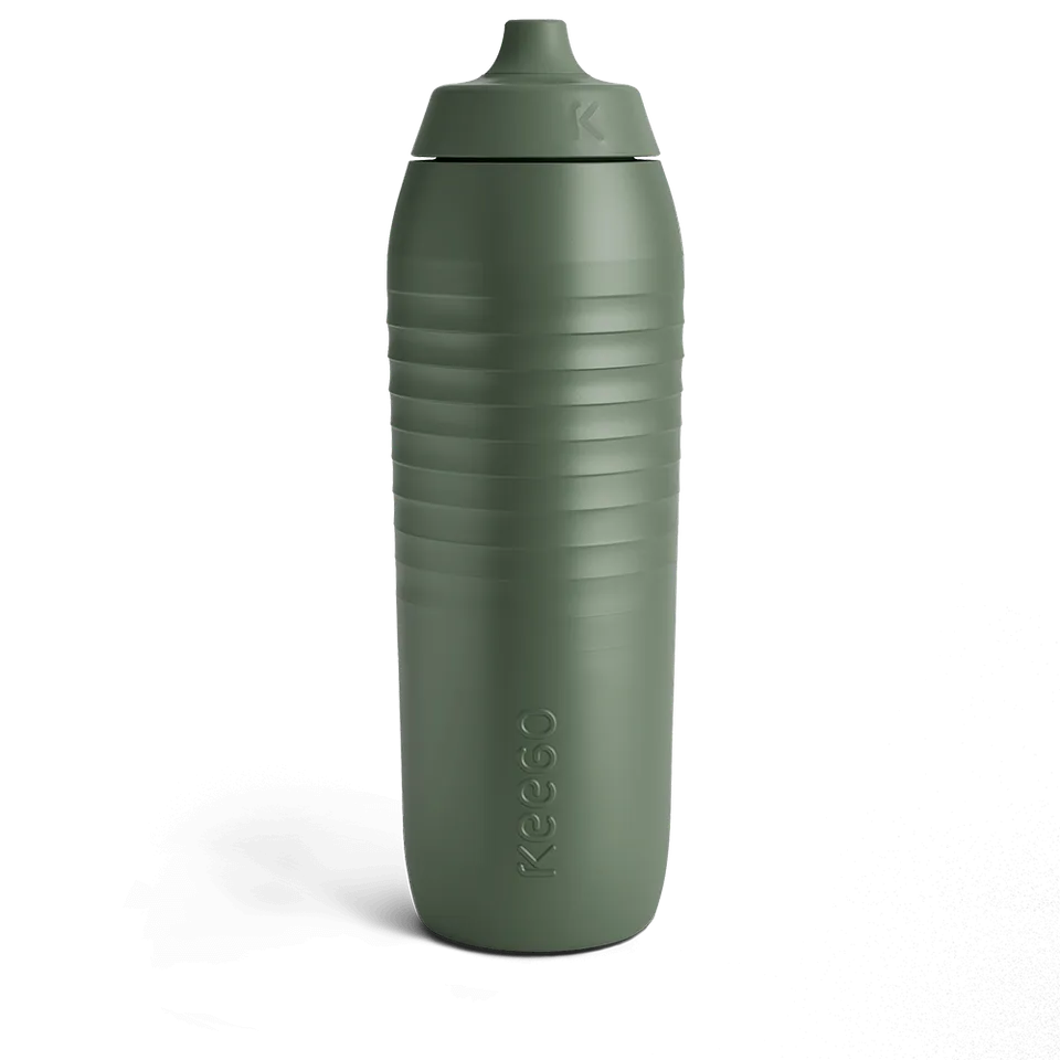 keego-trinkflasche-titan-0-75-l-gravel-green-squeezable image 1